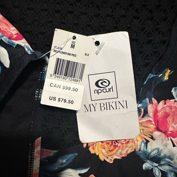 Rip Curl Wild Flower One Piece Swimsuit BNWT - Picture 5 of 6